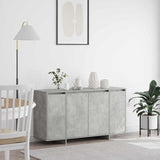 Sideboard Concrete Grey 135 x 41 x 75 cm Engineered Wood