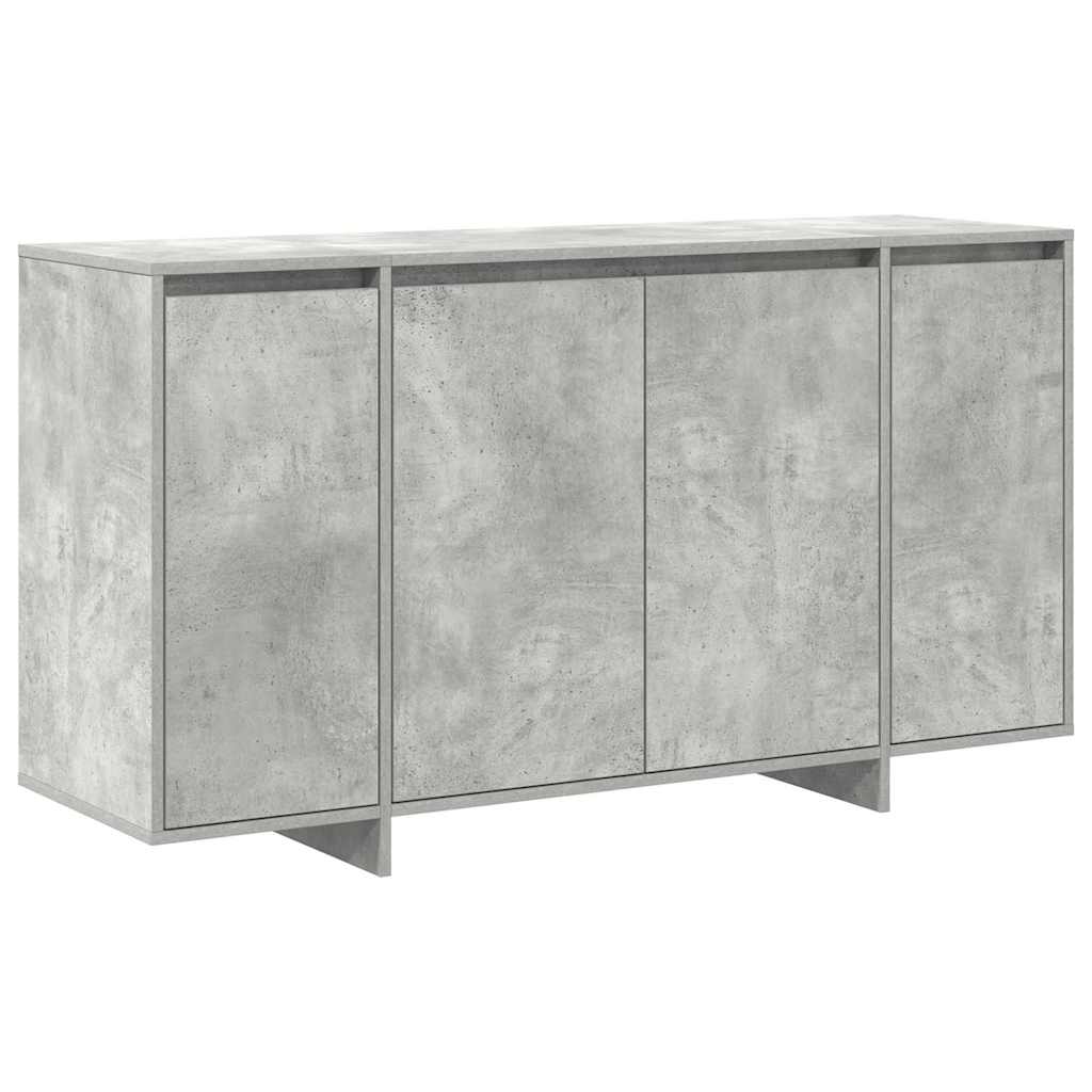 Sideboard Concrete Grey 135 x 41 x 75 cm Engineered Wood