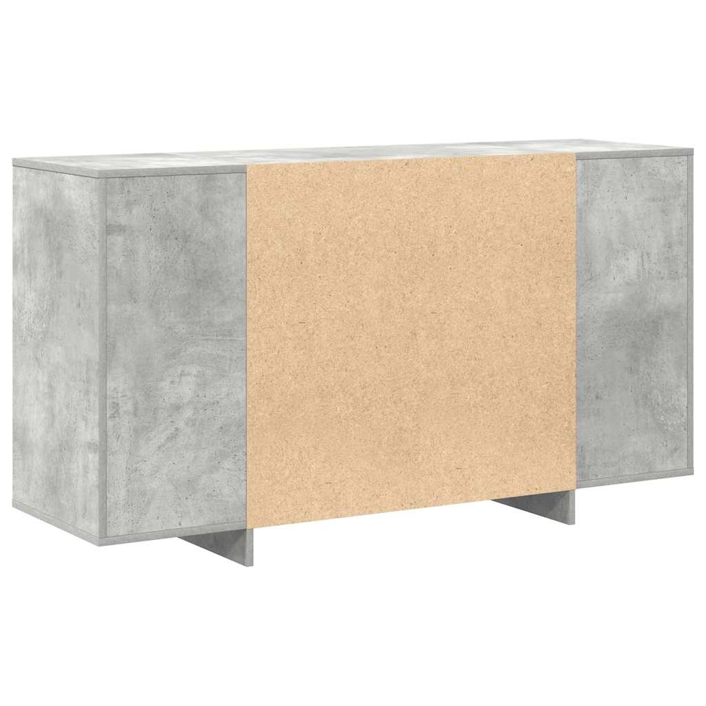 Sideboard Concrete Grey 135 x 41 x 75 cm Engineered Wood