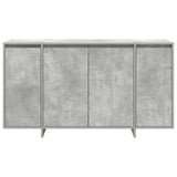 Sideboard Concrete Grey 135 x 41 x 75 cm Engineered Wood
