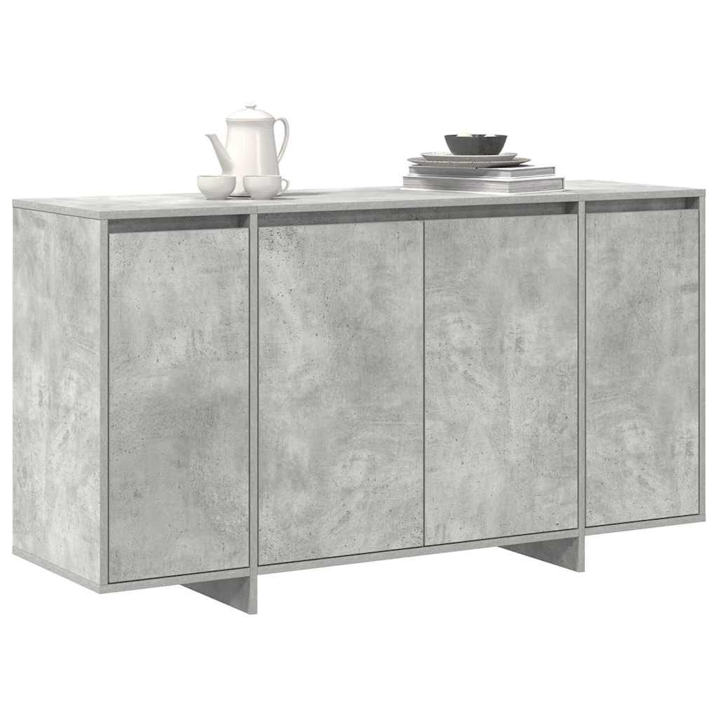 Sideboard Concrete Grey 135 x 41 x 75 cm Engineered Wood