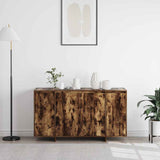 Sideboard Smoked oak 135 x 41 x 69 cm Engineered wood - Top-Down View