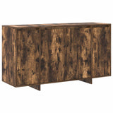 Sideboard Smoked Oak 135 x 41 x 75 cm Engineered Wood - Front View