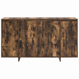 Sideboard Smoked oak 135 x 41 x 69 cm Engineered wood - Rear View