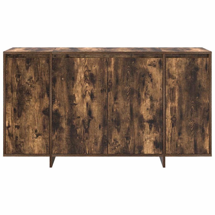 Sideboard Smoked Oak 135 x 41 x 75 cm Engineered Wood