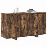 Sideboard Smoked oak 135 x 41 x 69 cm Engineered wood - Side View