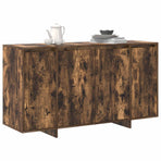 Sideboard Smoked Oak 135 x 41 x 75 cm Engineered Wood