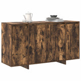 Sideboard Smoked Oak 135 x 41 x 75 cm Engineered Wood - Side View