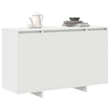 Sideboard White 120 x 41 x 75 cm Engineered wood - Side View
