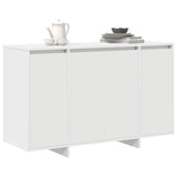 Sideboard White 120 x 41 x 75 cm Engineered wood - Side View