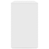 Sideboard White 120 x 41 x 75 cm Engineered wood - Close-Up Angle