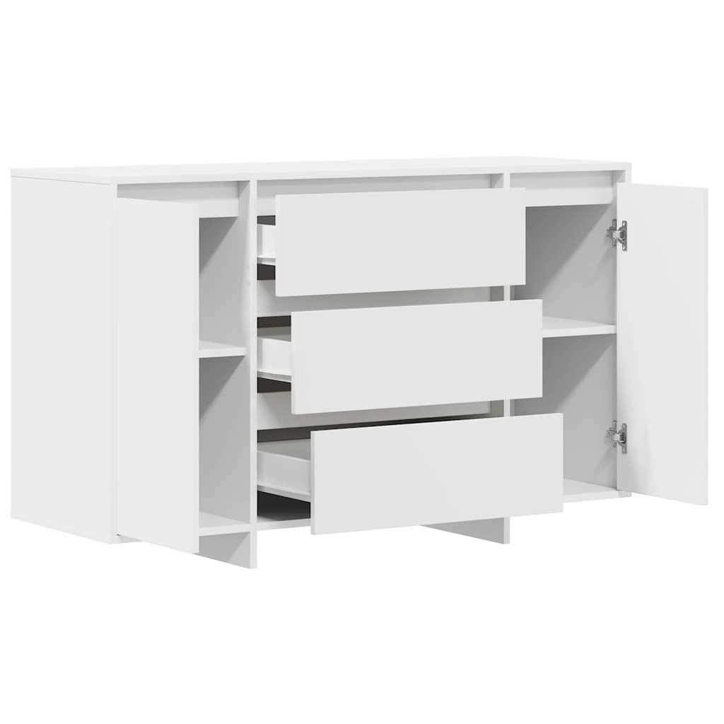 Sideboard with Drawer White 120 x 41 x 75 cm Engineered wood