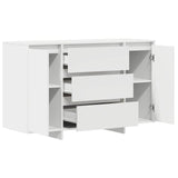 Sideboard with Drawer White 120 x 41 x 75 cm Engineered Wood
