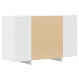 Sideboard with Drawer White 120 x 41 x 75 cm Engineered wood - Low Angle