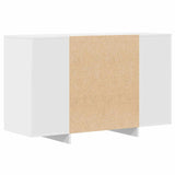 Sideboard with Drawer White 120 x 41 x 75 cm Engineered Wood - Low Angle