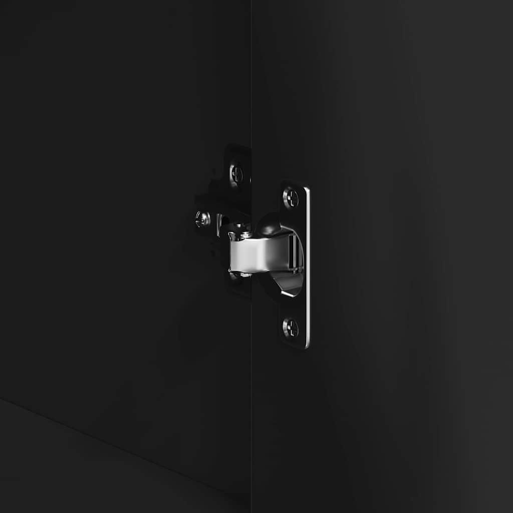 Sideboard with Drawer Black 120 x 41 x 75 cm Engineered wood