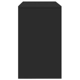 Sideboard with Drawer Black 120 x 41 x 75 cm Engineered Wood