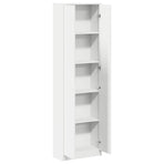 Wardrobe White 55 x 25 x 189 cm Engineered Wood