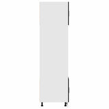 Hanging Cabinet Black Oak 60 x 57 x 207 cm Engineered Wood