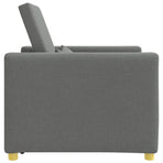 Pull out Sofa Bed Single Dark grey 90 x 165 x 87 cm Fabric