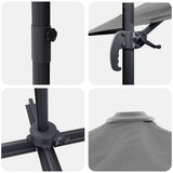 Roma Umbrella Anthracite 286 x 284 x 265 cm