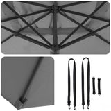 Roma Umbrella Anthracite 286 x 284 x 265 cm