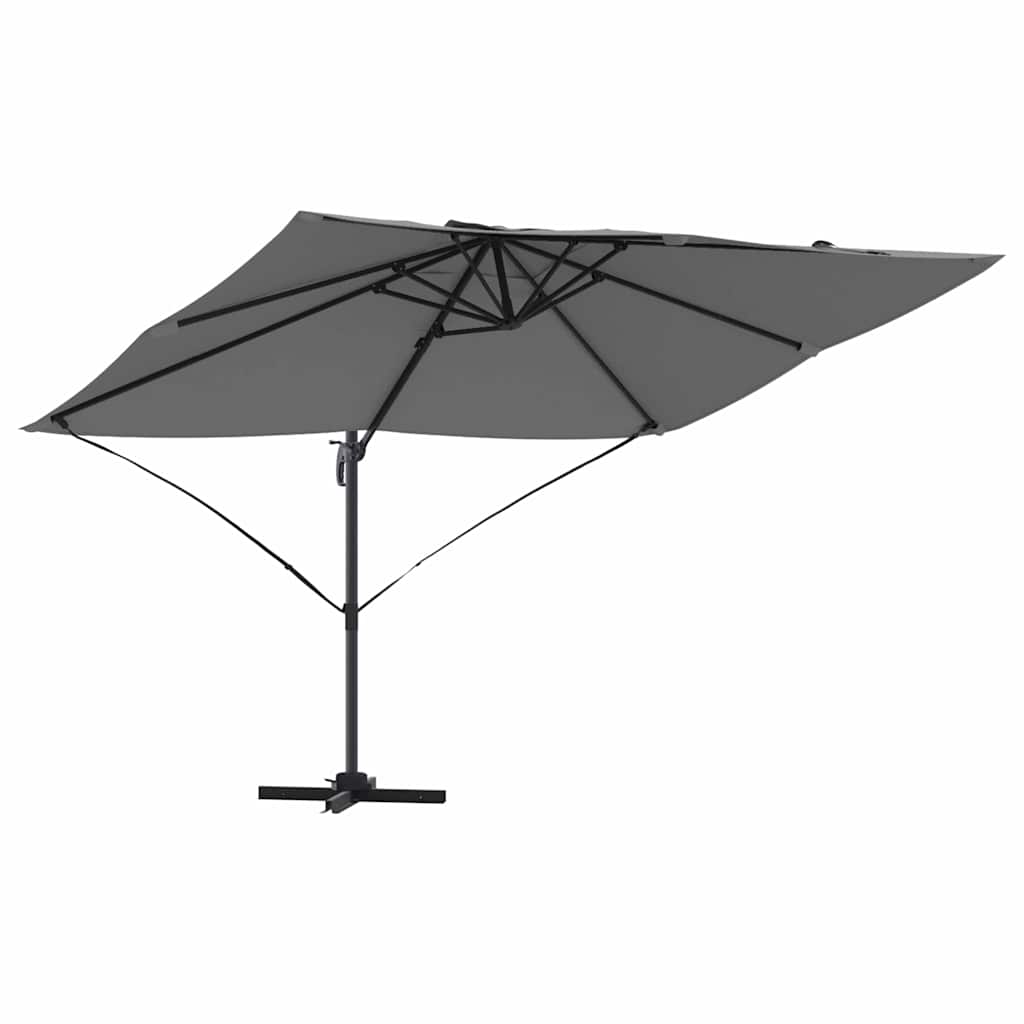 Parasol Anthracite 351 x 250 x 260 cm Polyester and Aluminium