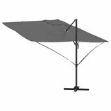 Cantilever Roma Parasol Anthracite and Black 352 x 251 x 260 cm - Low Angle