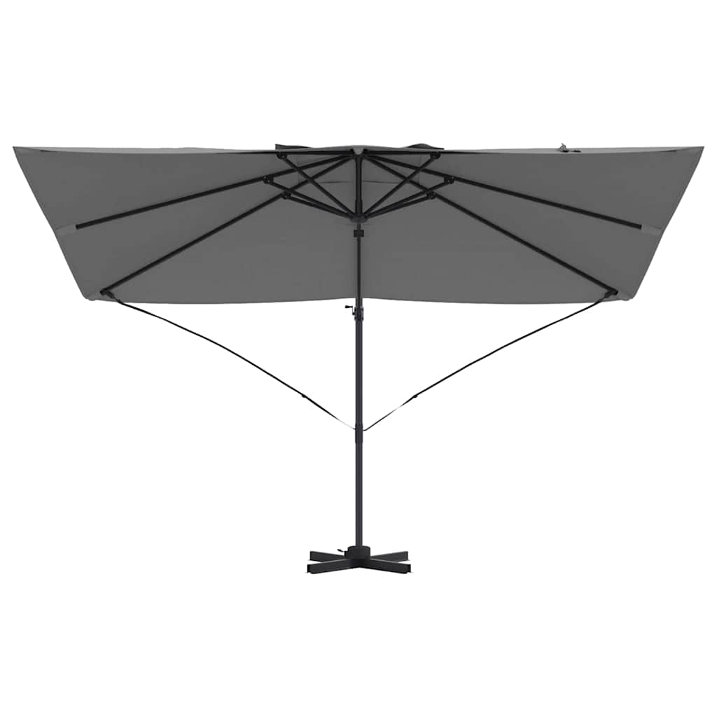 Parasol Anthracite 351 x 250 x 260 cm Polyester and Aluminium