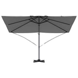 Parasol Anthracite 351 x 250 x 260 cm Polyester and Aluminium