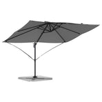 Parasol 351 x 250 x 260 cm Polyester and Aluminium Anthracite