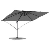 Cantilever Roma Parasol Anthracite and Black 352 x 251 x 260 cm - Side View