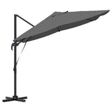 Parasol Anthracite 351 x 250 x 260 cm Polyester and Aluminium