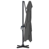 Parasol Anthracite 351 x 250 x 260 cm Polyester and Aluminium