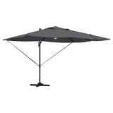 Parasol Anthracite 351 x 250 x 253 cm Polyester and Aluminium