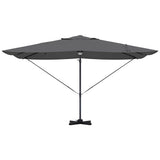 Parasol Anthracite 351 x 250 x 253 cm Polyester and Aluminium