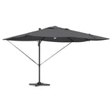 Parasol Anthracite 351 x 250 x 253 cm Polyester and Aluminium