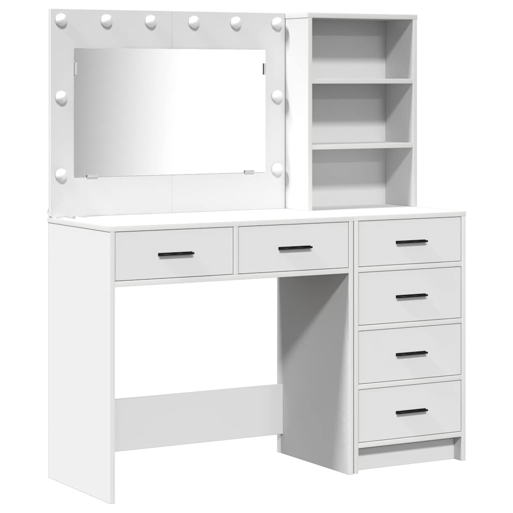 Dressing Table White 78.5 x 41 x 135 cm Engineered wood