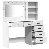 Dressing Table White 78.5 x 41 x 135 cm Engineered wood - Close-Up Angle
