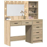 Dressing Table Brown 78.5 x 41 x 135 cm Engineered wood - Side View