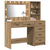 Dressing Table Brown 78.5 x 41 x 135 cm Engineered wood - Side View