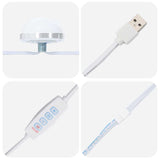 Dressing Table 2 pcs White 50 x 41 x 135 cm Engineered wood - Extra Image