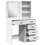 Dressing Table 2 pcs White 50 x 41 x 135 cm Engineered Wood