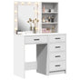 Dressing Table 2 pcs White 50 x 41 x 135 cm Engineered Wood