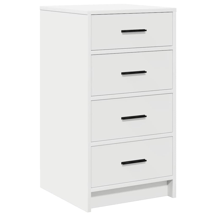 Dressing Table 3 pcs White 78,5 x 41 x 135 cm Engineered Wood
