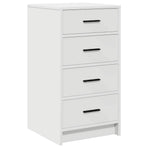 Dressing Table 3 pcs White 40 x 41 x 135 cm Engineered Wood