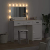 Dressing Table 2 pcs White 40 x 41 x 75 cm Engineered wood - Top-Down View