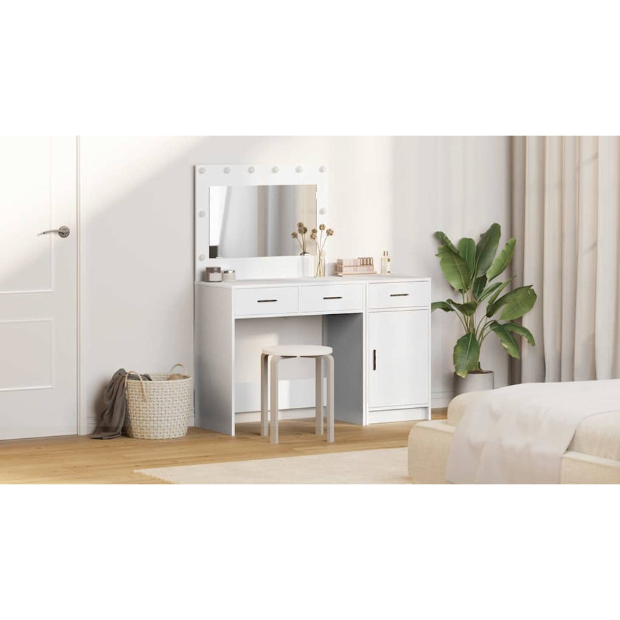 Dressing Table 2 pcs White 40 x 41 x 75 cm Engineered Wood