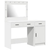 Dressing Table 2 pcs White 40 x 41 x 75 cm Engineered wood - Front View