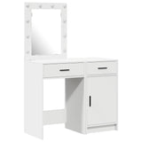 Dressing Table 2 pcs White 50 x 41 x 135 cm Engineered wood - Front View